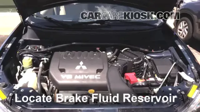 2009 Mitsubishi Outlander XLS 3.0L V6 Líquido de frenos Agregar fluido